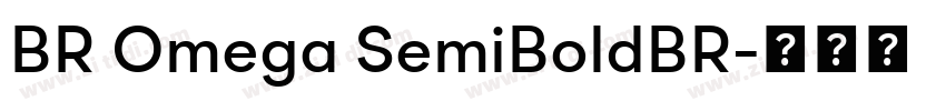 BR Omega SemiBoldBR字体转换